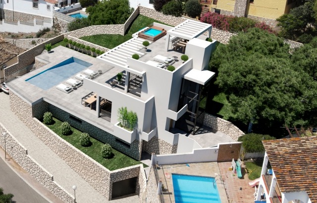 Próxima construcción villa de lujo en Torreblanca.