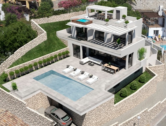 Próxima construcción villa de lujo en Torreblanca.