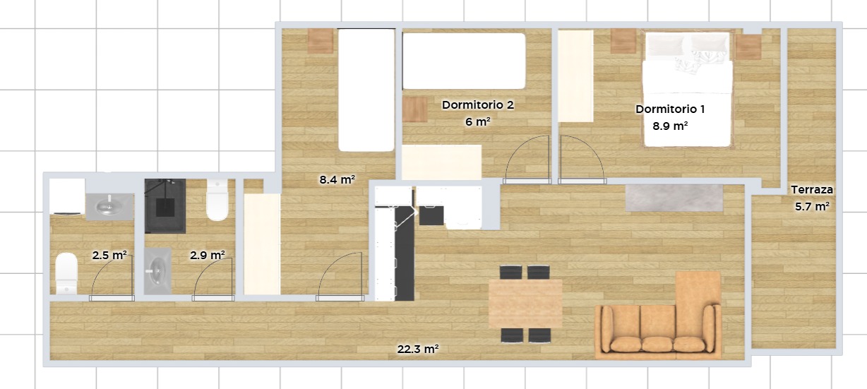 Precioso apartamento de 3 dormitorios a escasos metros de la playa