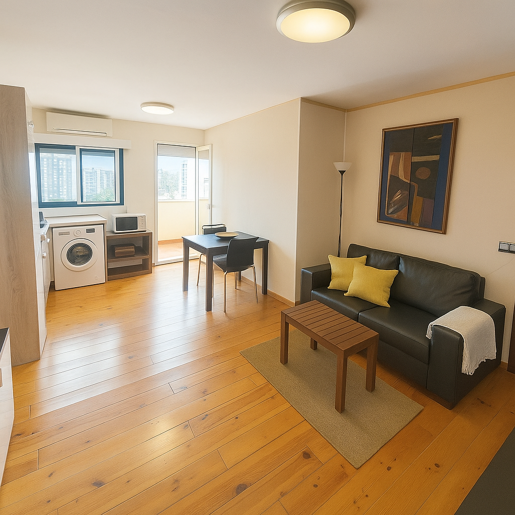 Luminoso apartamento de 1 dormitorios en primera línea en Los Bolcihes